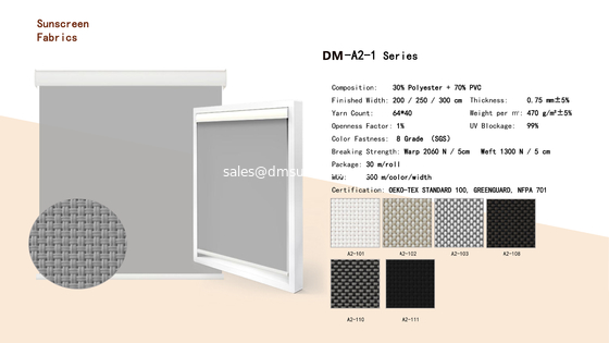 Windows Patio Zip Track Blinds Clear Windproof Roller Blinds