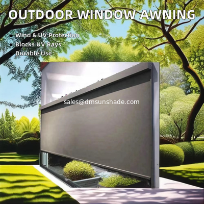 Windows Patio Zip Track Blinds Clear Windproof Roller Blinds