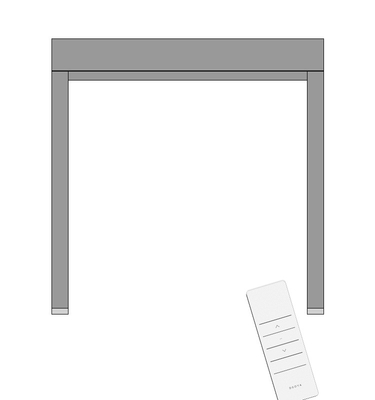 Windows Patio Zip Track Blinds Clear Windproof Roller Blinds