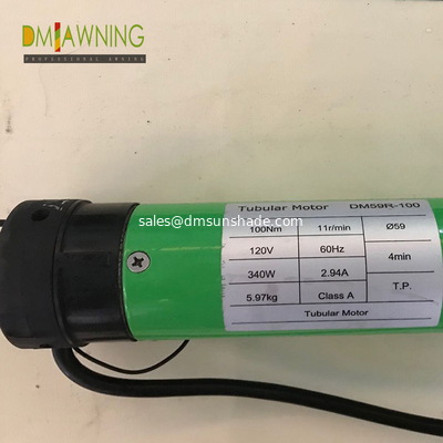 Manual Retractable Awning Hardware Awning Tubular Motor Dual Purpose Awning Motor